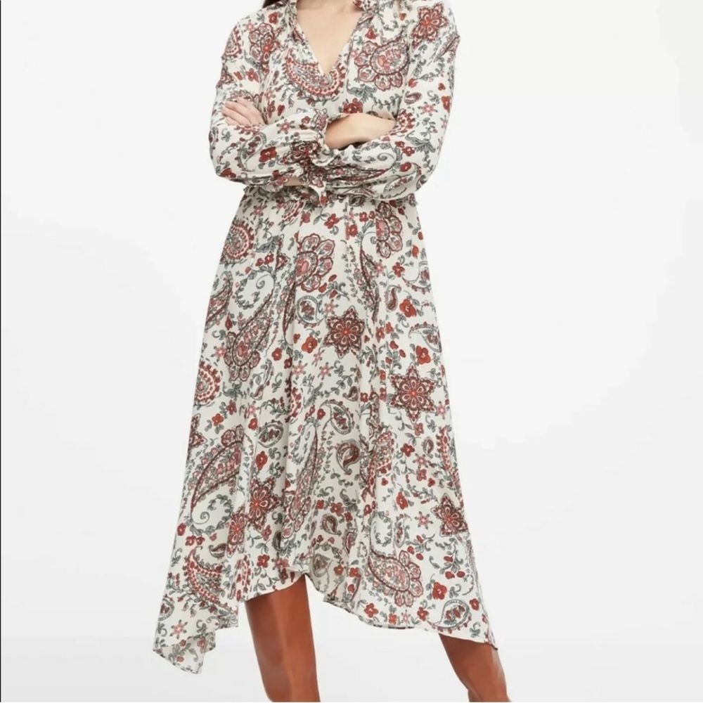 Banana Republic Paisley Dress, size 8